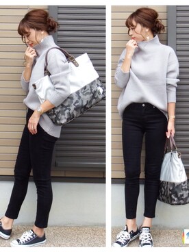 miho🅰ニコさん（レディース・165cm）の秋コーディネート