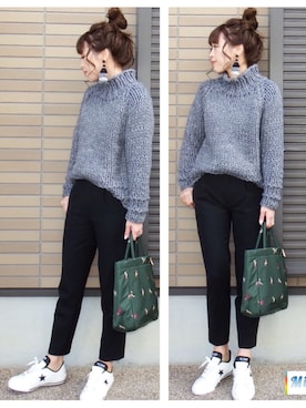 miho🅰ニコさん(レディース・165cm)の冬コーディネート