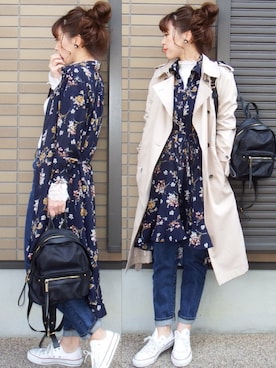 miho🅰ニコさん(レディース・165cm)の冬コーディネート
