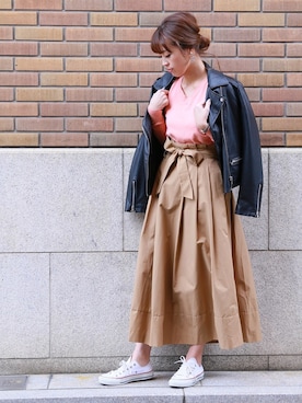 miho🅰ニコさん（レディース・165cm）の春コーディネート