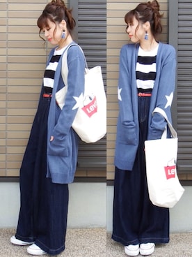 miho🅰ニコさん（レディース・165cm）の春コーディネート