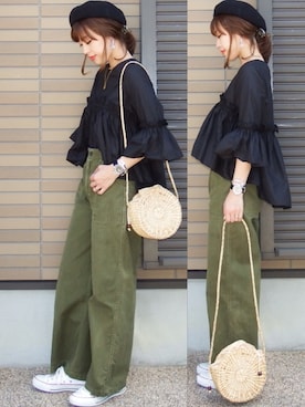 「Hime.」｜miho🅰ニコさん（レディース・165cm）の春コーディネート