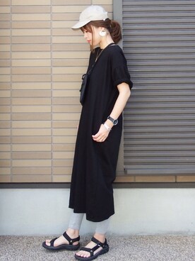 「GRL（グレイル）のアイテム（ピアス（両耳用））」を使った、miho🅰ニコさん（レディース・165cm）の夏コーディネート