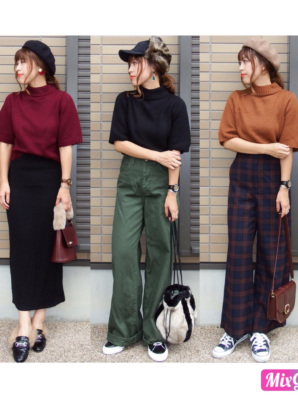 GRL クロップドニットトップス[ze369］ 似つかわしく