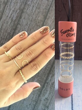 「GOLDY（ゴールディ）のアイテム（リング）」を使った、miho🅰ニコさん（レディース・165cm）の秋コーディネート
