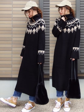 「ZOZO」｜「アイテム（ワンピース/ドレス）」を使った、miho🅰ニコさん（レディース・165cm）の秋コーディネート