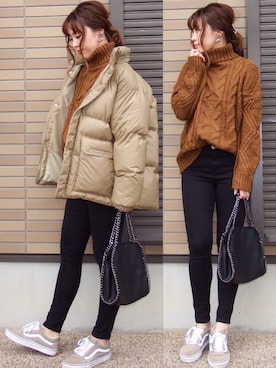 miho🅰ニコさん(レディース・165cm)の冬コーディネート