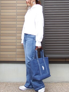 「ヤヌーク」｜miho🅰ニコさん（レディース・165cm）の冬コーディネート