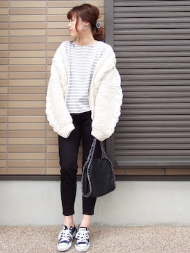 「Hime.」｜miho🅰ニコさん（レディース・165cm）の冬コーディネート