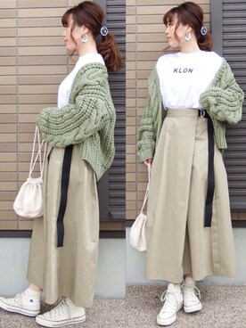 「Hime.」｜miho🅰ニコさん（レディース・165cm）の冬コーディネート