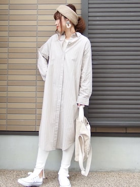 「SEVENDAYS=SUNDAY（セブンデイズサンデイ）のアイテム（ハンドバッグ）」を使った、miho🅰ニコさん（レディース・165cm）の春コーディネート