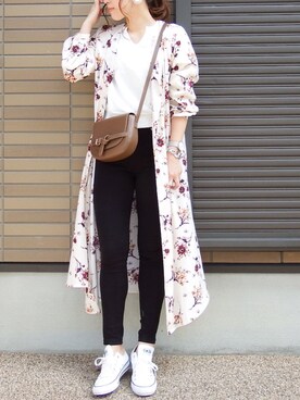 miho🅰ニコさん(レディース・165cm)の春コーディネート