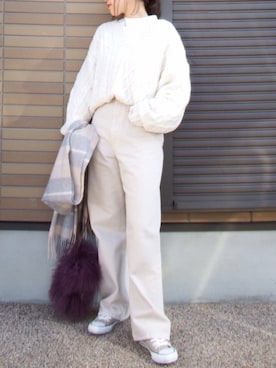 miho🅰ニコさん（レディース・165cm）の冬コーディネート