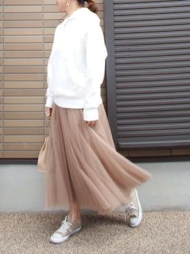 「Paul Stuart advance（ポールスチュアートアドバンス）のアイテム」を使った、miho🅰ニコさん（レディース・165cm）の春コーディネート