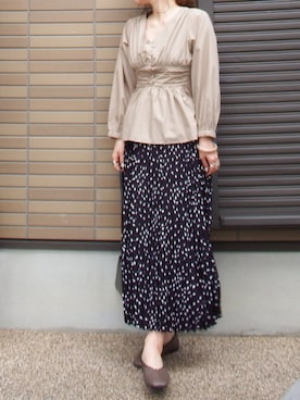 miho🅰ニコさん（レディース・165cm）の春コーディネート