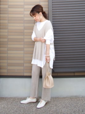 miho🅰ニコさん（レディース・165cm）の春コーディネート