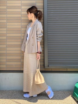 miho🅰ニコさん（レディース・165cm）の春コーディネート