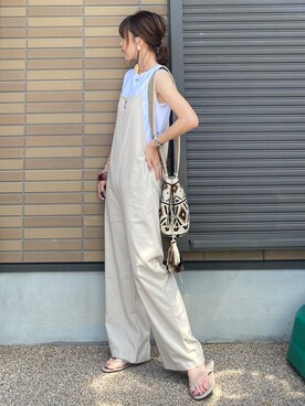 「Lepidos（レピドス）のアイテム」を使った、miho🅰ニコさん（レディース・165cm）の夏コーディネート