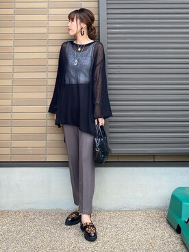 miho🅰ニコさん（レディース・165cm）の秋コーディネート