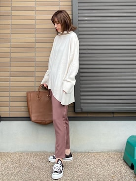 miho🅰ニコさん（レディース・165cm）の冬コーディネート