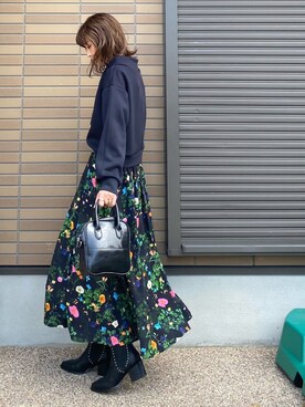 miho🅰ニコさん（レディース・165cm）の冬コーディネート