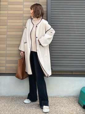 「UR's」｜miho🅰ニコさん（レディース・165cm）の冬コーディネート
