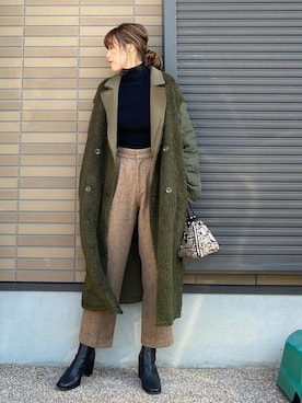 miho🅰ニコさん(レディース・165cm)の冬コーディネート