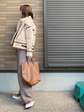 miho🅰ニコさん（レディース・165cm）の冬コーディネート