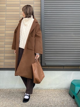 miho🅰ニコさん（レディース・165cm）の冬コーディネート