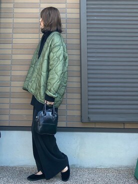 「antiqua」｜「アイテム（その他シューズ）」を使った、miho🅰ニコさん（レディース・165cm）の冬コーディネート
