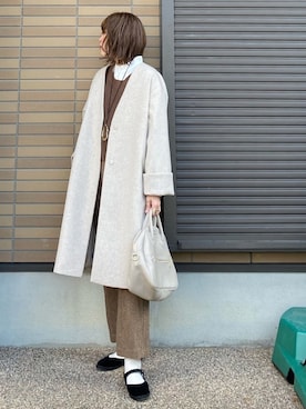 miho🅰ニコさん（レディース・165cm）の冬コーディネート