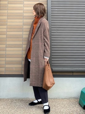 miho🅰ニコさん（レディース・165cm）の冬コーディネート