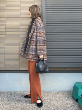 miho🅰ニコさん（レディース・165cm）の冬コーディネート