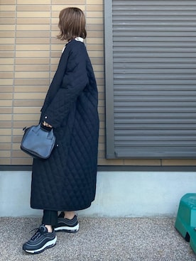 「Libra Cue（リブラ キュー）のアイテム（その他アウター）」を使った、miho🅰ニコさん（レディース・165cm）の冬コーディネート