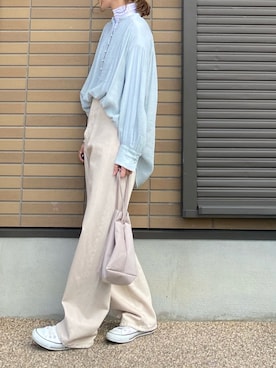 「kivi（キヴィ）のアイテム」を使った、miho🅰ニコさん（レディース・165cm）の冬コーディネート