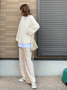 miho🅰ニコさん（レディース・165cm）の春コーディネート