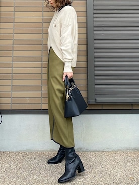 miho🅰ニコさん(レディース・165cm)の春コーディネート