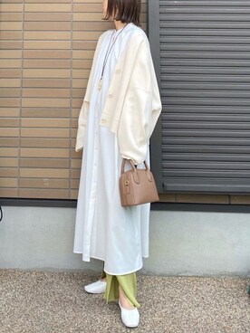 「La-gemme」｜「アイテム（パンツ）」を使った、miho🅰ニコさん（レディース・165cm）の春コーディネート