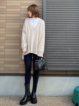 miho🅰ニコさん（レディース・165cm）の春コーディネート