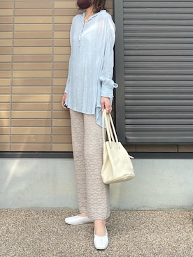 「kivi（キヴィ）のアイテム」を使った、miho🅰ニコさん（レディース・165cm）の春コーディネート