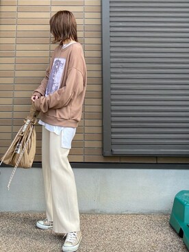 miho🅰ニコさん（レディース・165cm）の春コーディネート