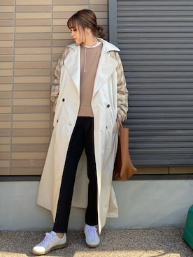 miho🅰ニコさん（レディース・165cm）の春コーディネート