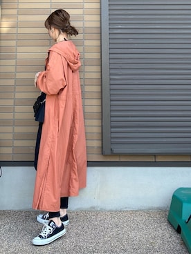 「MK MICHEL KLEIN（エムケーミッシェルクラン）のアイテム（その他アウター）」を使った、miho🅰ニコさん（レディース・165cm）の春コーディネート