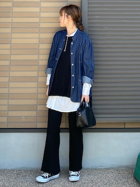 miho🅰ニコさん（レディース・165cm）の春コーディネート