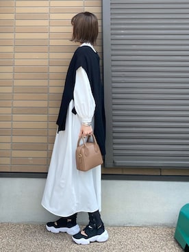 miho🅰ニコさん（レディース・165cm）の春コーディネート