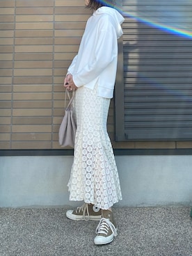 miho🅰ニコさん（レディース・165cm）の春コーディネート