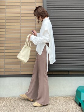 「Cheri（シェリ）のアイテム」を使った、miho🅰ニコさん（レディース・165cm）の春コーディネート