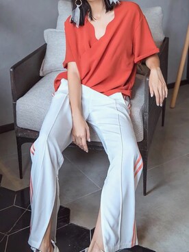 Mona.Jさん（レディース・168cm）の夏コーディネート