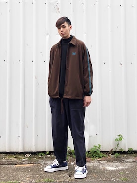 「BEAMS」｜「アイテム（スタジャン）」を使った、julian90さん（メンズ・184cm）の春コーディネート