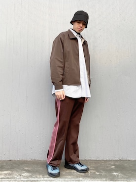 「WEAR」｜「アイテム（帽子）」を使った、julian90さん（メンズ・184cm）の冬コーディネート